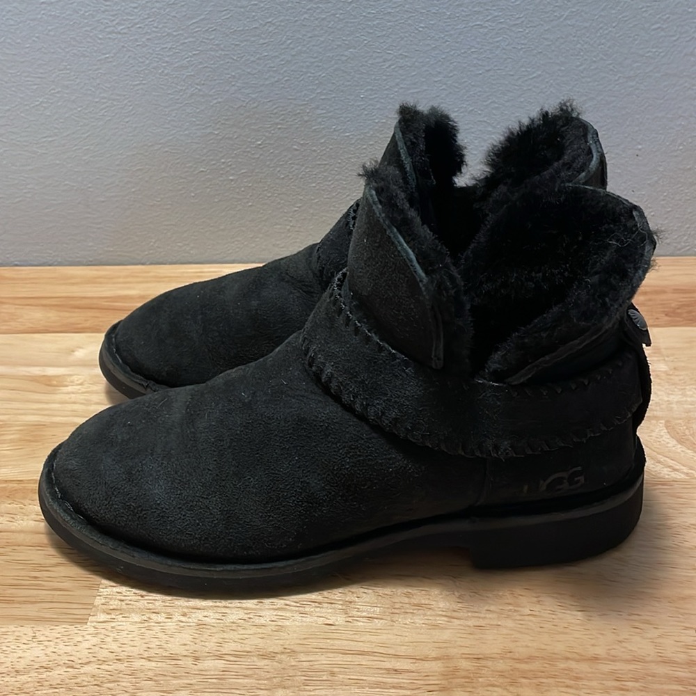 UGG McKay Black Suede Booties - Picture 7 of 10